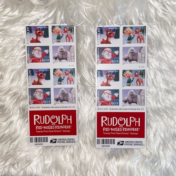 Other - USPS Rudolph the Red-Nosed Reindeer 2014 Stamps - 40 stamps total 🎄